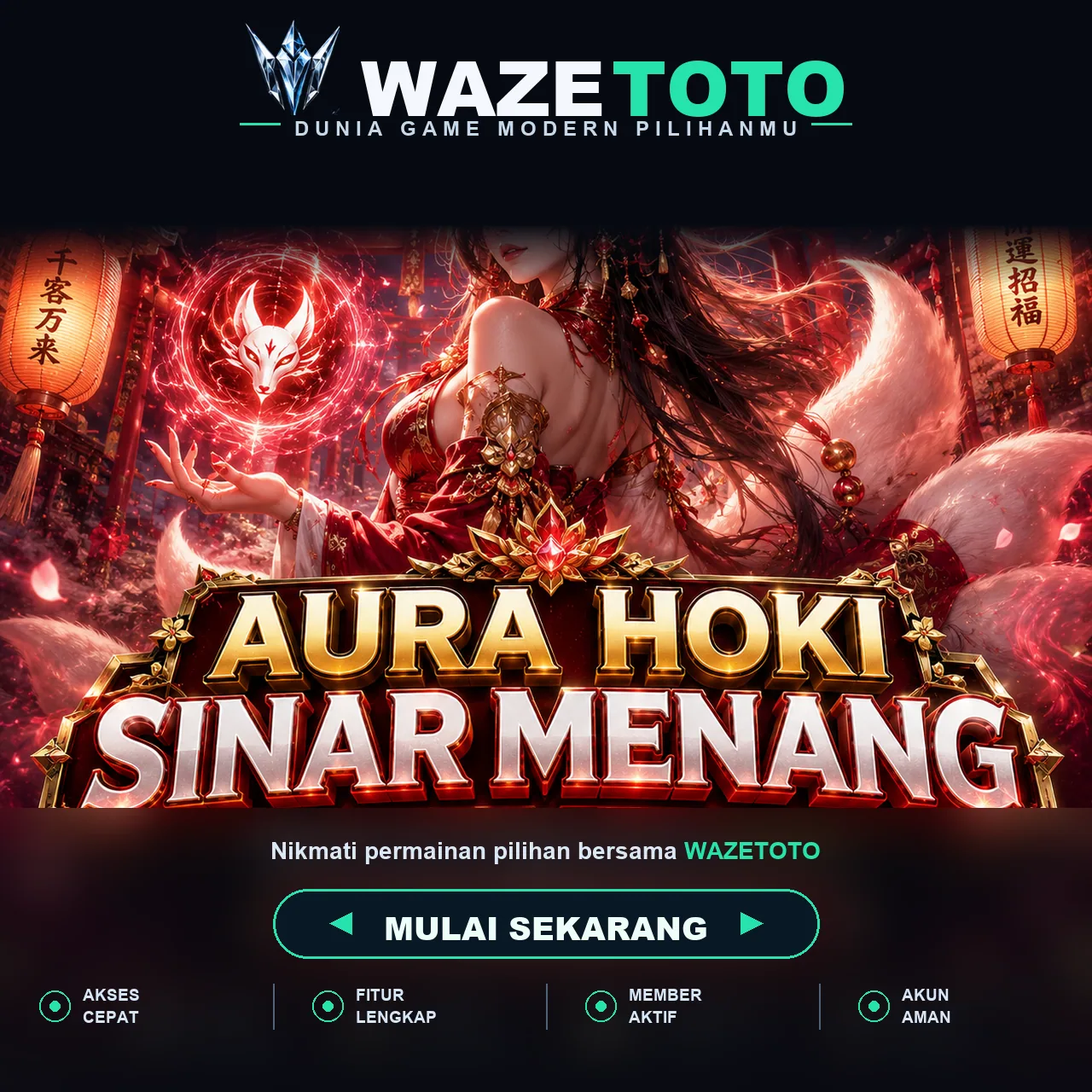 Banner resmi WAZETOTO untuk panduan pola spin slot gacor dan maxwin di klik jaringan